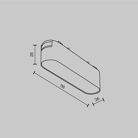 Трековый светильник Technical BASIS TR080-1-6W4K-W - фото