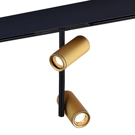 Магнитный трековый светильник Золотистый LED 1*16W 3000K 1 100Lm Ra>90 36° IP20 D45xH24 ST808.236.16 - фото