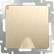 Розетка влагозащ. с зазем. с защит. крышкой и шторками шампань рифленый WL10-SKGSC-01-IP44 - фото