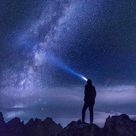 Фонарь налобный FERON TH2310 c аккумулятором 5W, 1500mAh IP44, USB type-C, ABS пластик, резина - фото