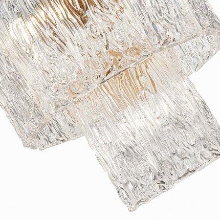 Светильник подвесной Золотистый/Прозрачный E27 5*40W SLE283203-05 - фото