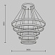 Подвесной светильник Maytoni Rim MOD058PL-L200BK - фото
