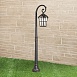 Уличный светильник на столбе Mira F черное золото IP33 GL 1001F Elektrostandard - фото