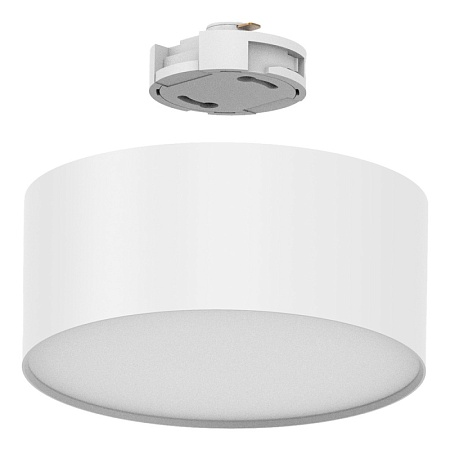 Светодиодный светильник Feron AL129 трековый однофазный на шинопровод 18W 4000K 110 градусов белый - фото