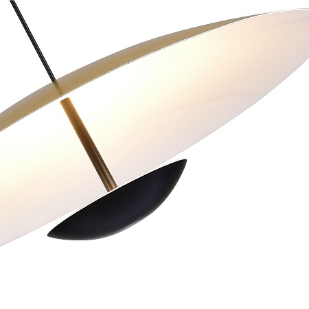 Светильник подвесной ST-Luce Золотистый,Черный/Золотистый LED 1*40W 3000K SL6502.213.01 - фото