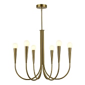Светильник подвесной ST-Luce Латунь E14 6*60W SL1243.303.06