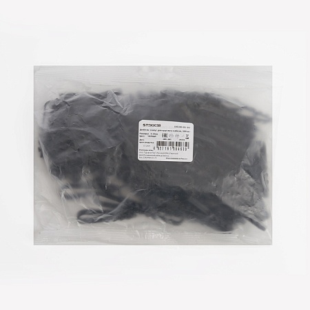 Дюбель-хомут для круглого кабеля (5-10мм), STEKKER DCL00-05-10, полипропилен, черный (100шт.) - фото