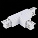 Т-образный токоподвод левый 1 для трехфазного шинопровода ST-Luce Белый ST030.509.16L1 - фото