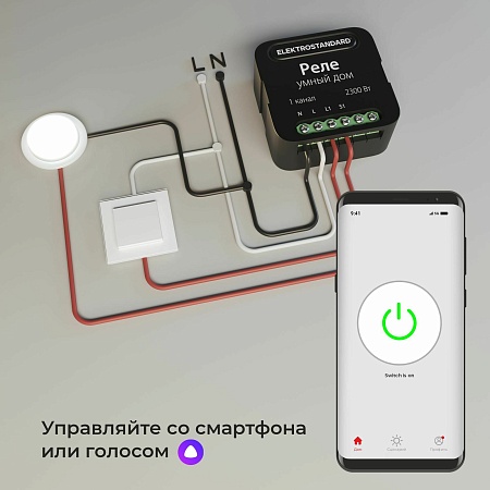 Умное одноканальное реле 76006/00 Elektrostandard - фото