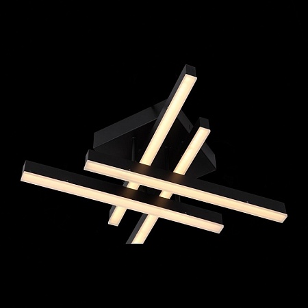 Люстра потолочная ST-Luce Черный/Черный, Белый LED 1*22W 3000K/4000K/6000K SL933.402.04 - фото