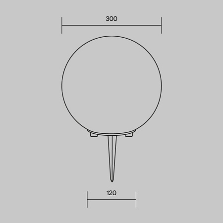 Ландшафтный светильник Outdoor Erda O594FL-01W - фото