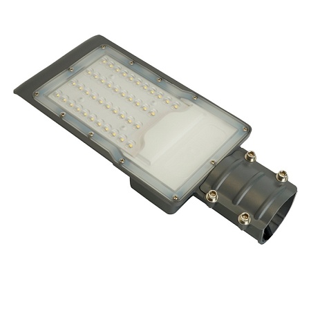Светодиодный уличный консольный светильник Feron SP3031 30W 6400K 230V, серый - фото