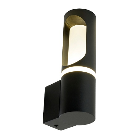 Светильник садово-парковый Feron DH1101 15W, на стену вверх, GU10 230V, черный - фото