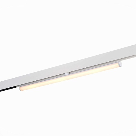 Магнитный трековый светильник Белый LED 1*10W 3000K 1 200Lm Ra>90 120° IP20 L604xW28xH8 ST803.536.10 - фото