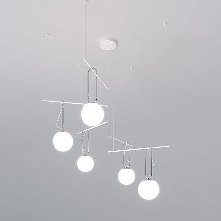 Подвесной светильник Eurosvet 70143/5 белый - фото