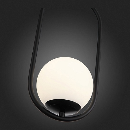 Подвес ST-Luce Черный/Белый LED 1*8W 4000K SL395.403.01 - фото