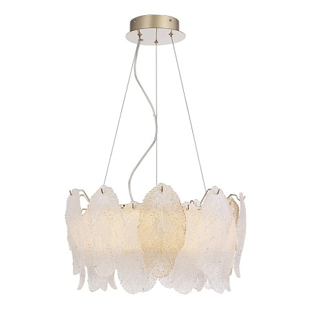 Светильник подвесной ST-Luce золото/прозрачный, янтарный LED 1*30W 3000K SL6135.203.01 - фото