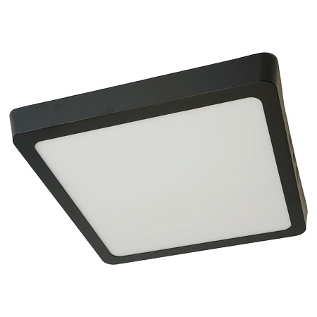 Светодиодный светильник Feron AL505 накладной 24W 4000K черный - фото