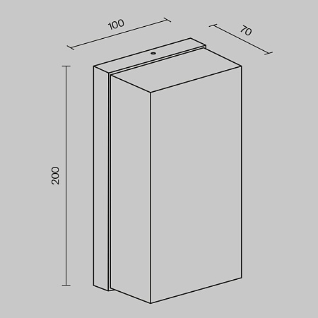 Настенный светильник (бра) Outdoor Badd O454WL-L10GF3K - фото