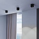 Светильник потолочный светодиодный Matrix 9W 4000К черный 25051/LED Elektrostandard - фото