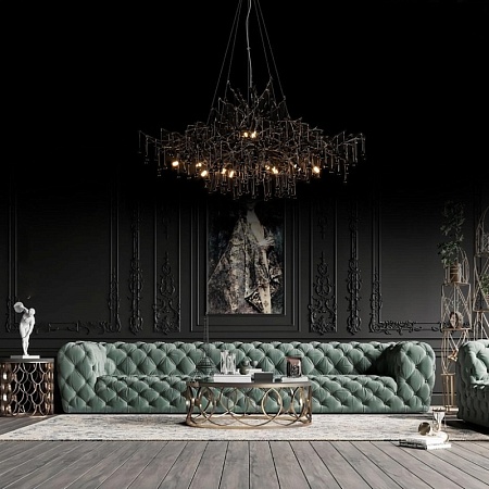 10067/1800 BK Подвесная люстра LOFT IT Bijout - фото