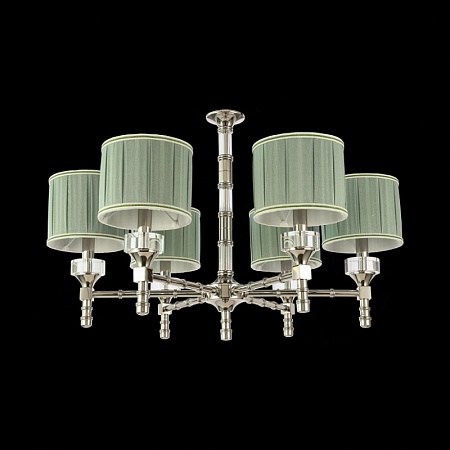 Люстра подвесная ST-Luce Никель/Оливковый E14 6*40W SL1121.103.06 - фото