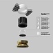 Встраиваемый светильник Technical Round DL058-7W3K-TRS-BS - фото