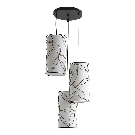 Светильник подвесной ST-Luce Черный/Бежевый E27 3*60W SL6228.403.03 - фото