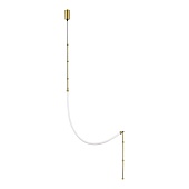 Светильник настенно-потолочный ST-Luce Латунь/Белый LED 1*20W 3000K SL6132.301.20