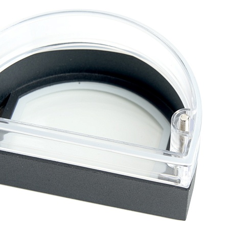 Светильник садово-парковый Feron DH1702, на стену вверх/вниз, GU10 230V, черный - фото