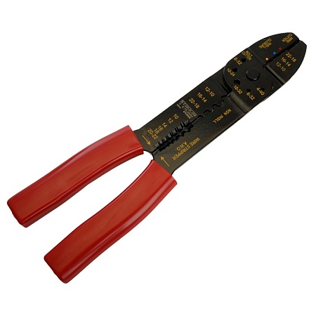 WSC-008 Пресс клещи многофункциональные: обрезка, обжим, снятие изоляции (от 0,75 до 6 мм2) - фото