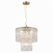 Светильник подвесной Золотистый/Прозрачный E27 5*40W SLE283203-05 - фото