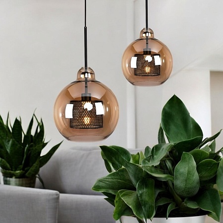 Подвесной Светильник Catch Amber Pear L D30 Imperiumloft 200987-26 - фото