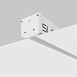 Трековая система Technical магнитная для натяжного потолка белая 150 TS-D-150-TR102-24W3K-W