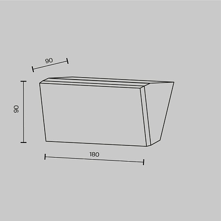 Настенный светильник (бра) Outdoor Brick O436WL-L10GF3K - фото