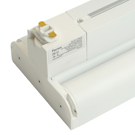 Светодиодный светильник Feron AL124 трековый однофазный на шинопровод 3*30W 4000K 60 градусов белый - фото