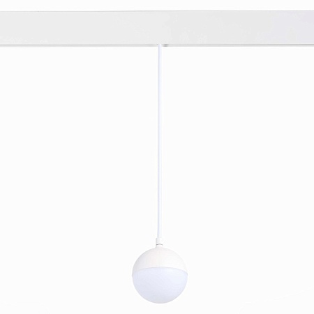 Магнитный трековый светильник подвесной Белый LED 1*7W 4000K 520Lm Ra>80 120° IP20 D90x ST358.543.07 - фото