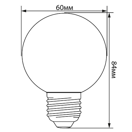 Лампа светодиодная Feron LB-371 Шар E27 3W 230V зеленый - фото