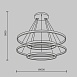 Подвесной светильник Maytoni Rim MOD058PL-L174BSK - фото