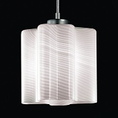 Светильник подвесной ST-Luce Серебристый/Белый с полосками E27 1*60W SL117.503.01