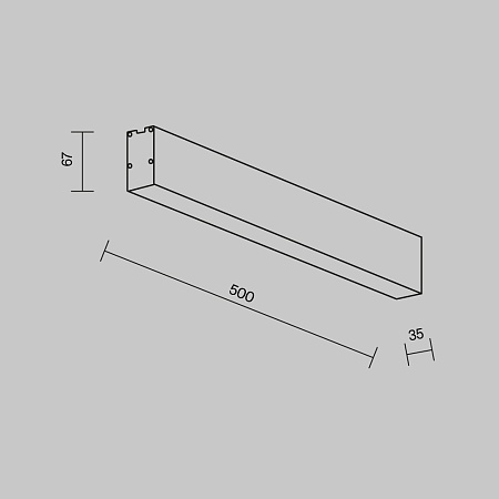 Линейный светильник Technical LL311033 - фото