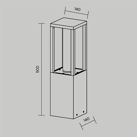 Ландшафтный светильник Outdoor O480FL-L12B3K - фото