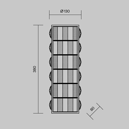 Настенный светильник (бра) Maytoni Castello MOD336WL-L35G3K - фото