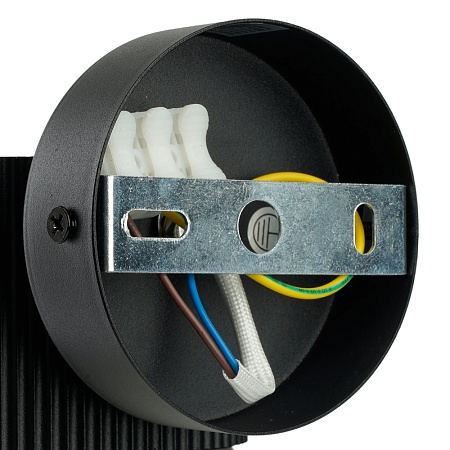 Светильник  настенный Feron HL4580 ARIA 12W, 230V,GX53, черный IP20 - фото