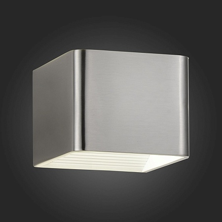 Светильник настенный ST-Luce Матовый Никель,Белый/Матовый Никель,Белый LED 1*6W 4000K SL592.071.01 - фото