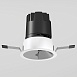 Точечный светодиодный светильник 10W 3000K белый/хром 25090/LED Elektrostandard - фото