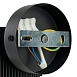 Светильник  настенный Feron HL4580 ARIA 12W, 230V,GX53, черный IP20 - фото