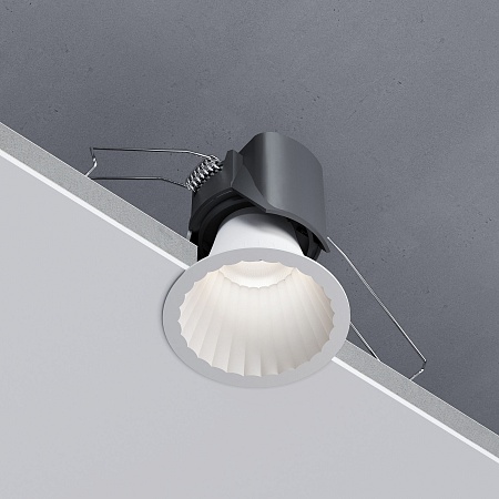 Светильник встраиваемый светодиодный Arco 12W 4000K белый IP44 15274/LED Elektrostandard - фото