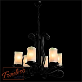 Подвесная люстра Arte Lamp SCROLL A7915LM-6BK