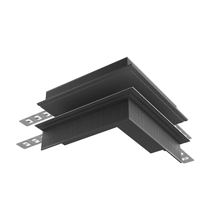 Коннектор внешний Exility встраиваемый под ГКЛ 12,5мм, черный - фото